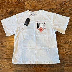Inspired Rhude men’s tee shirt, brand new with tags, never worn, size Medium